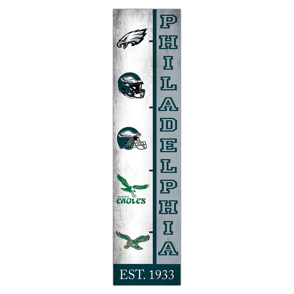 Philadelphia Eagles 6" x 24" Progression Wood Sign