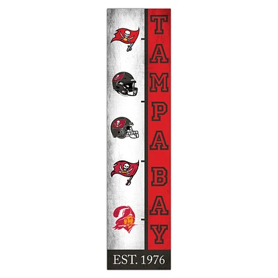 Tampa Bay Buccaneers 6" x 24" Progression Wood Sign