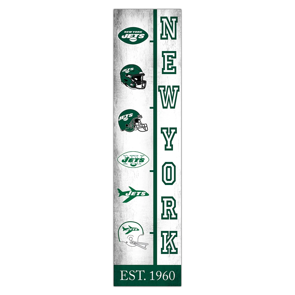 New York Jets 6" x 24" Progression Wood Sign