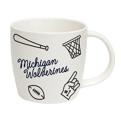 Michigan Wolverines 18oz. Playmaker Mug