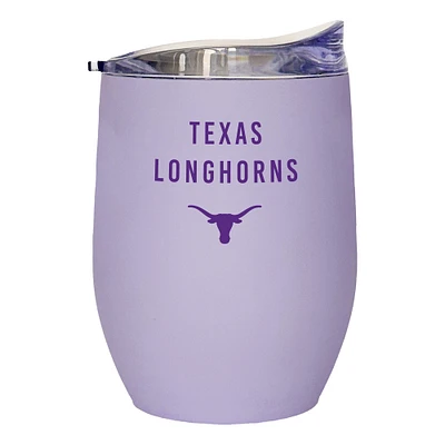 Texas Longhorns 16oz. Lavender Soft Touch Curved Tumbler