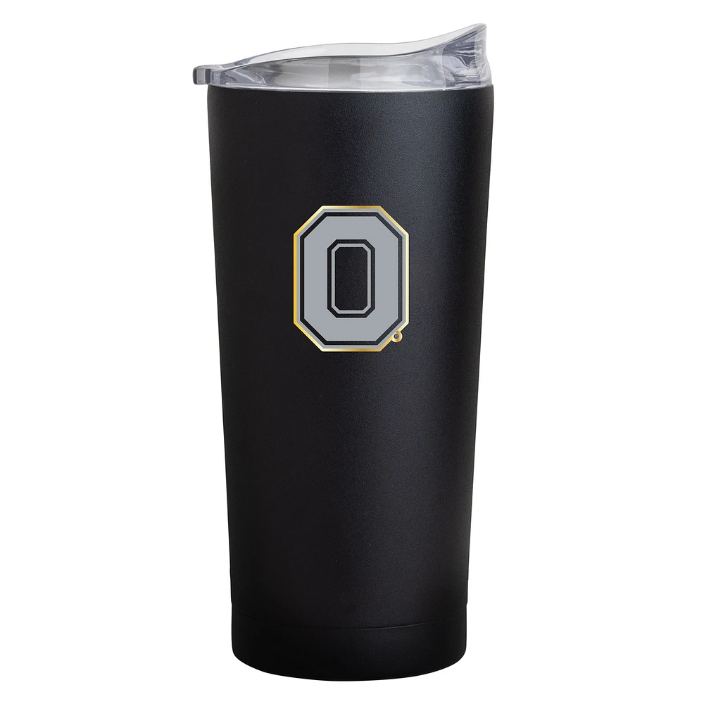 Ohio State Buckeyes Black Foil 20oz. Powder Coat Tumbler
