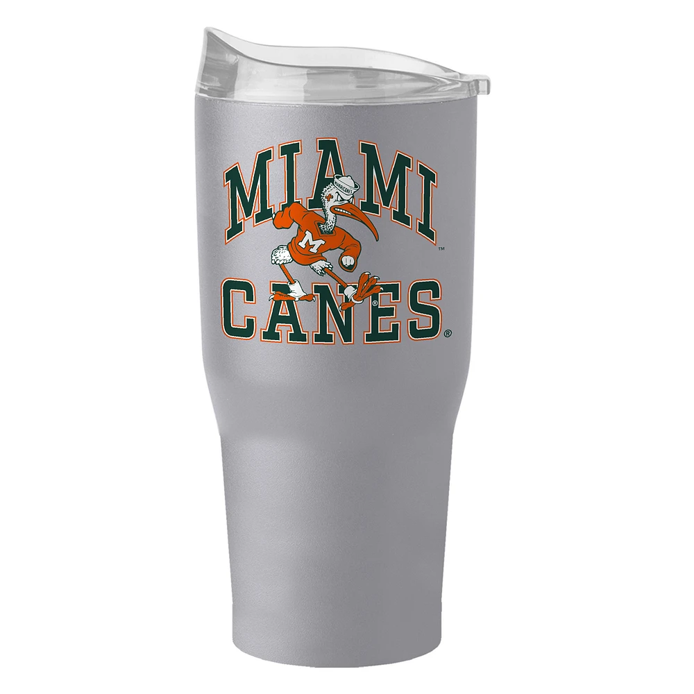 Miami Hurricanes 30oz. Stone Powder Coat Tumbler
