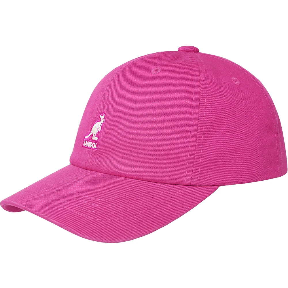 Unisex Kangol Pink Washed Baseball Adjustable Hat