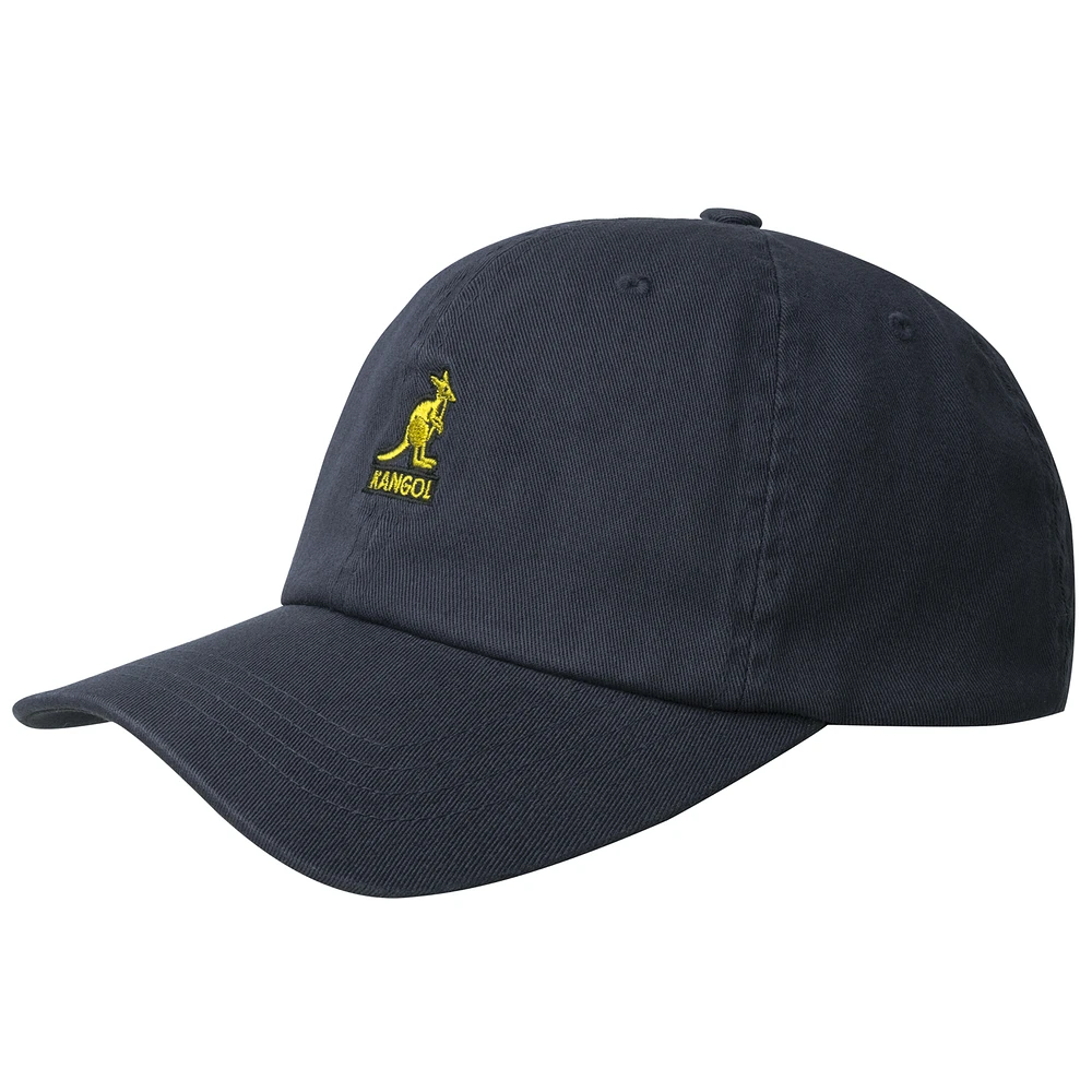 Unisex Kangol Navy Washed Baseball Adjustable Hat
