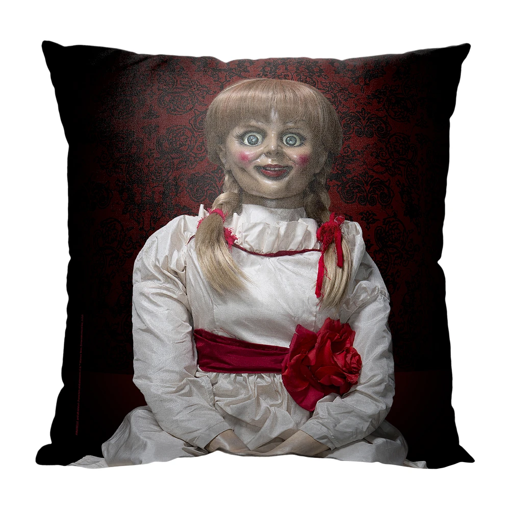 The Northwest Group Annabelle 18" x 18" Creepy Stare Pillow