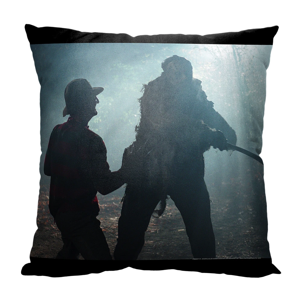 The Northwest Group Freddy Vs. Jason 18" x 18" Slasher Fight Pillow