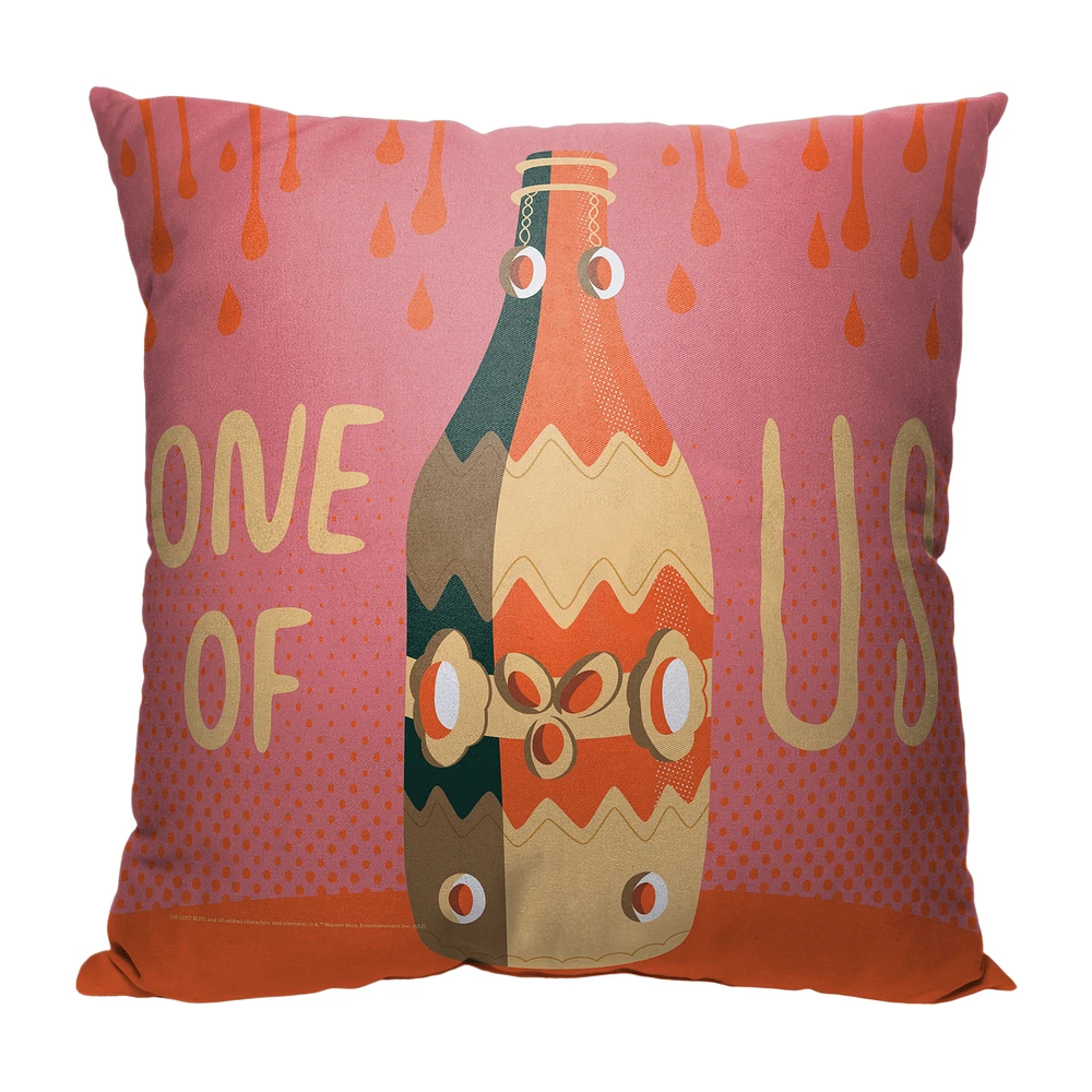 The Northwest Group The Lost Boys 18" x 18" Drink from the Bottle Pillow