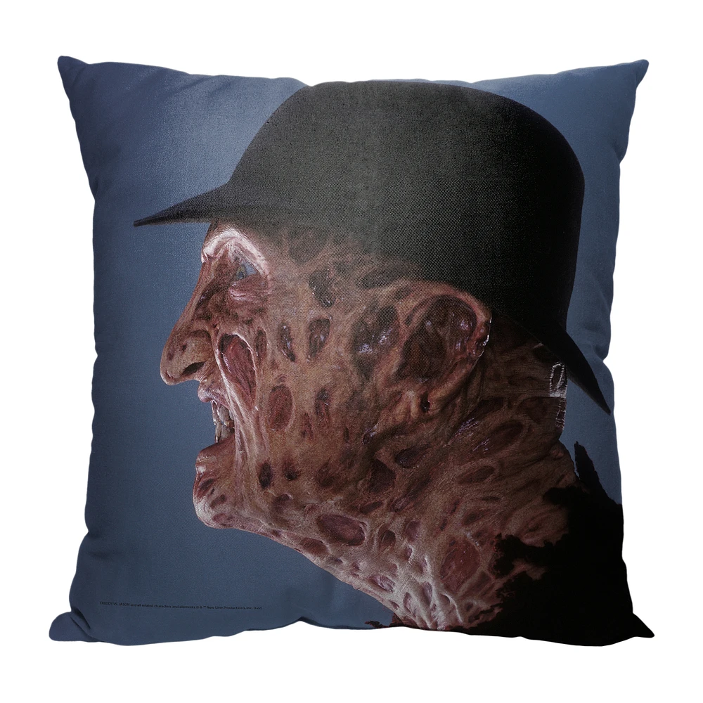The Northwest Group Freddy Vs. Jason 18" x 18" Face Off Freddy Pillow