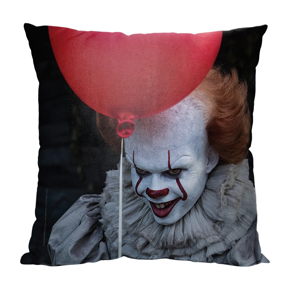 The Northwest Group Pennywise It 18" x 18" A Red Balloon Pillow