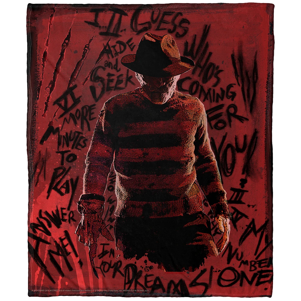 The Northwest Group A Nightmare on Elm Street 50" x 60" Freddy's Claw Silk Touch Throw Blanket