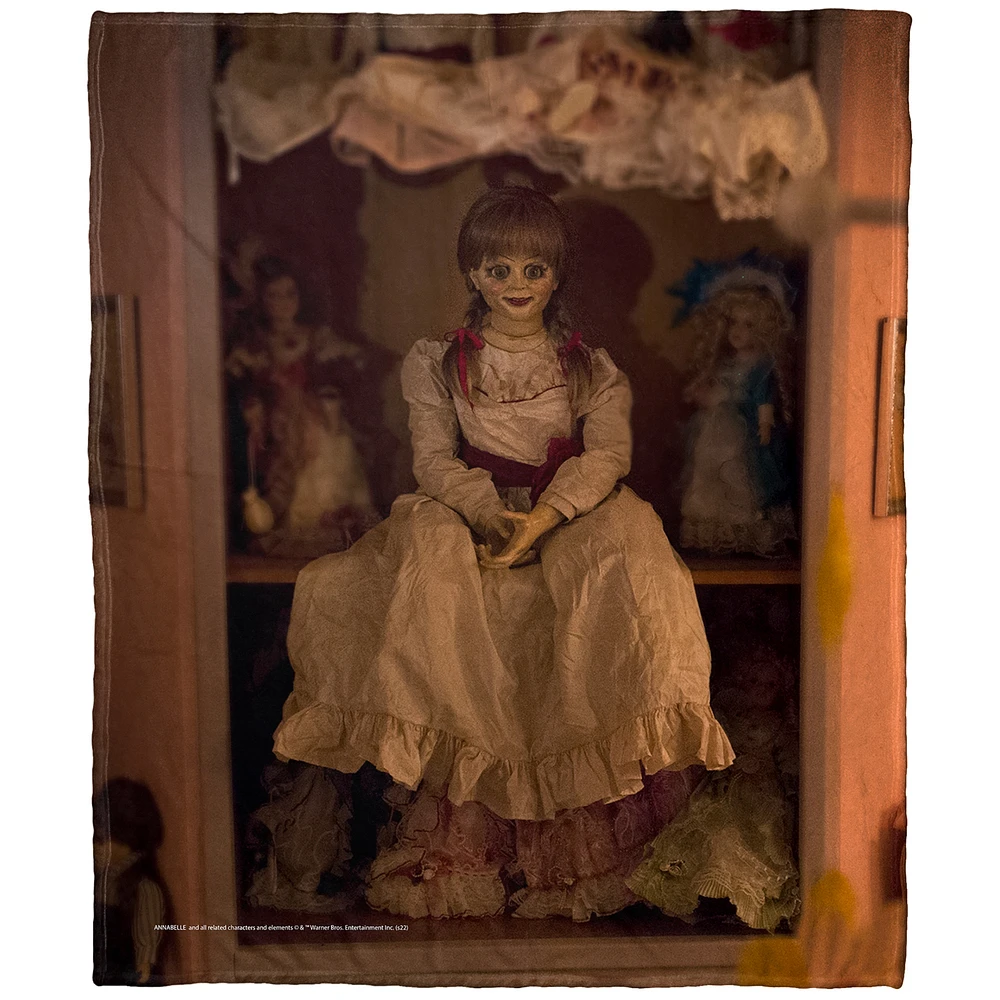The Northwest Group Annabelle 50" x 60" Creepy Doll Silk Touch Throw Blanket