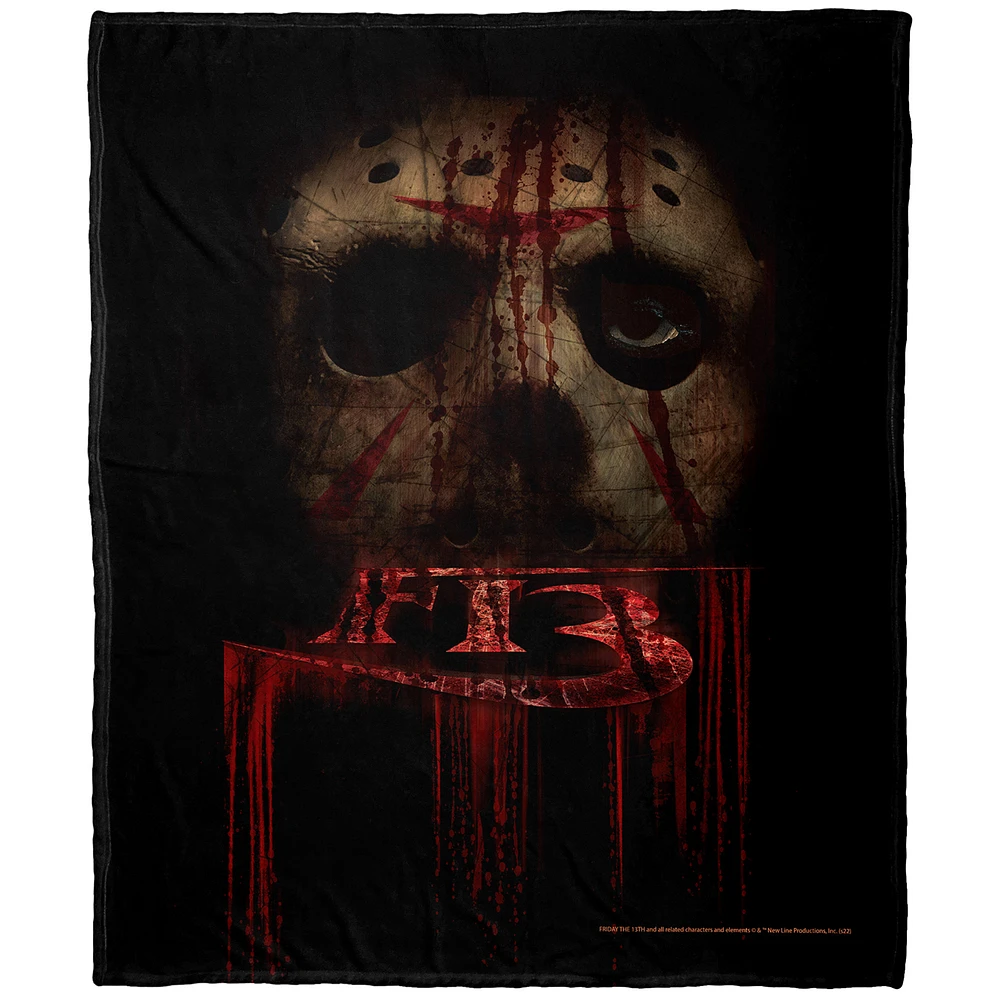 The Northwest Group Jason Voorhees Friday the 13th 50" x 60" The Thirteenth Silk Touch Throw Blanket