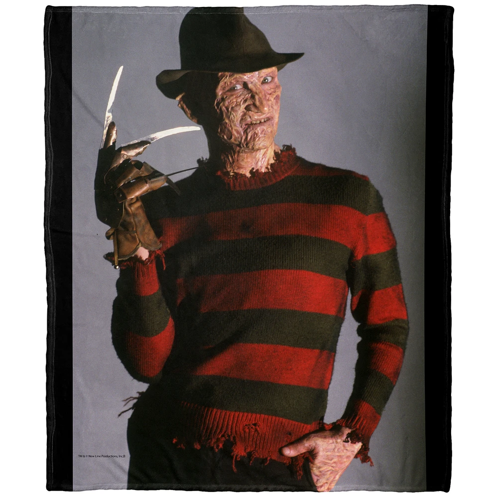 The Northwest Group A Nightmare on Elm Street 50" x 60" Don’t Mess with Freddy Silk Touch Throw Blanket