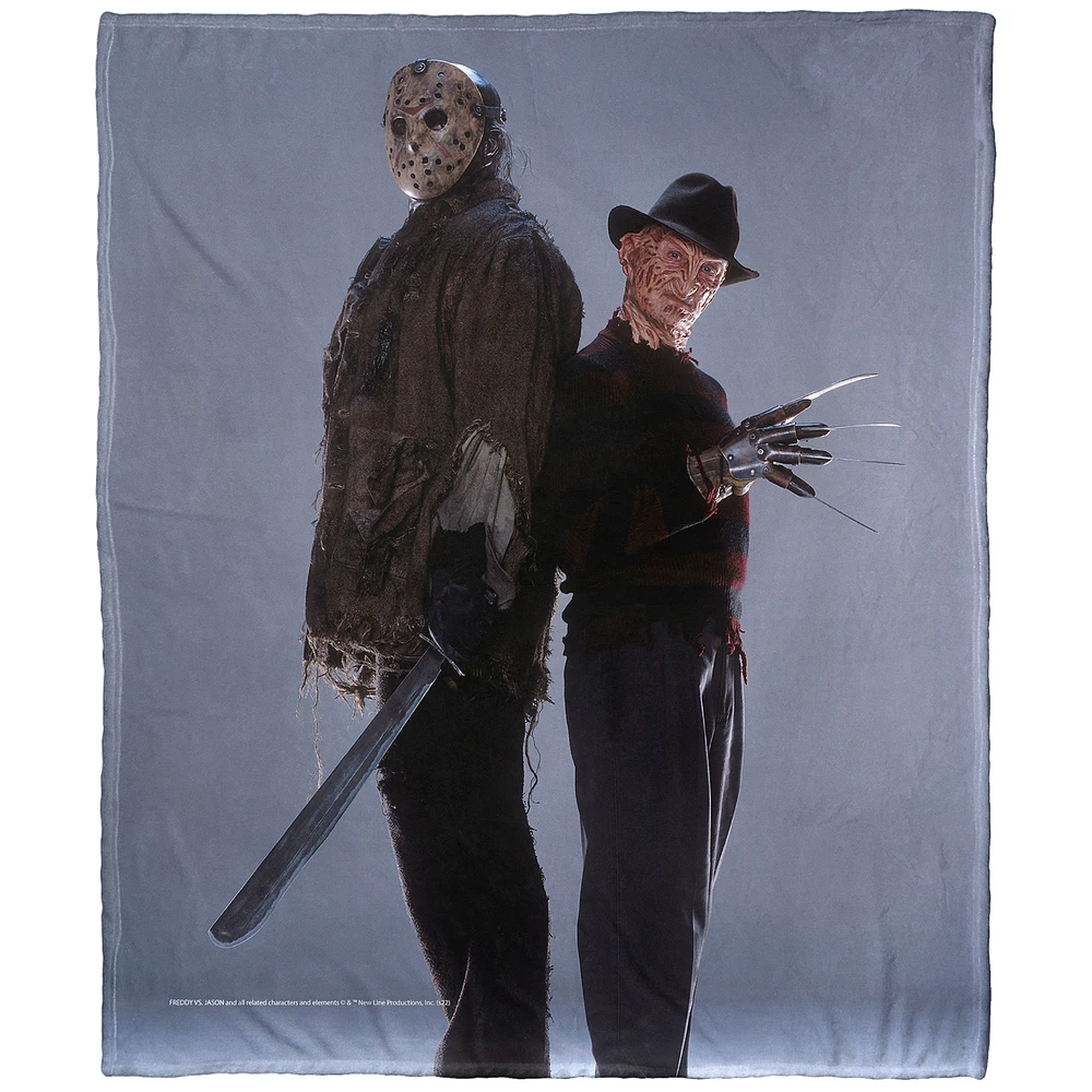 The Northwest Group Freddy Vs. Jason 50" x 60" Back to Back Silk Touch Throw Blanket