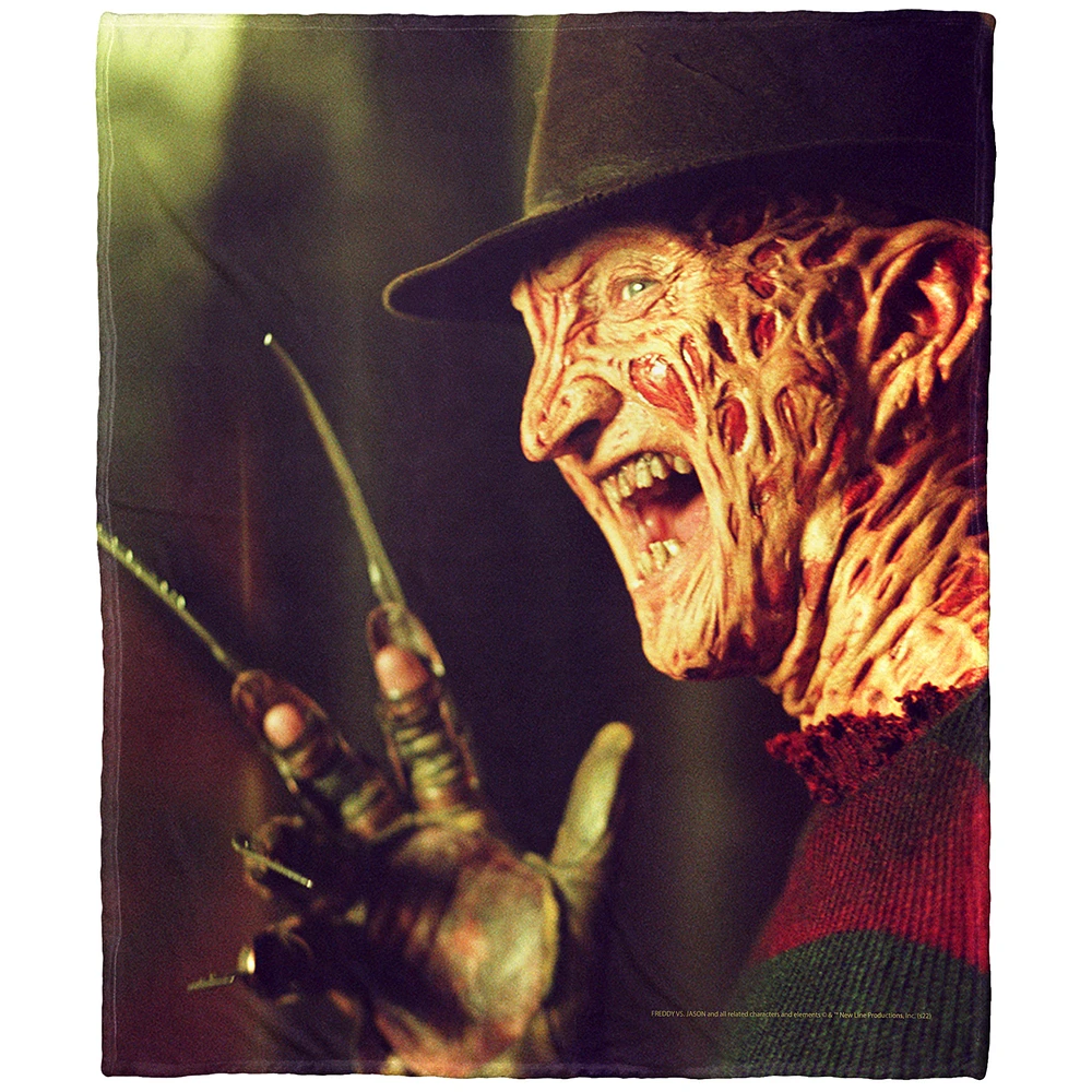 The Northwest Group Freddy Vs. Jason 50" x 60" Waves Silk Touch Throw Blanket