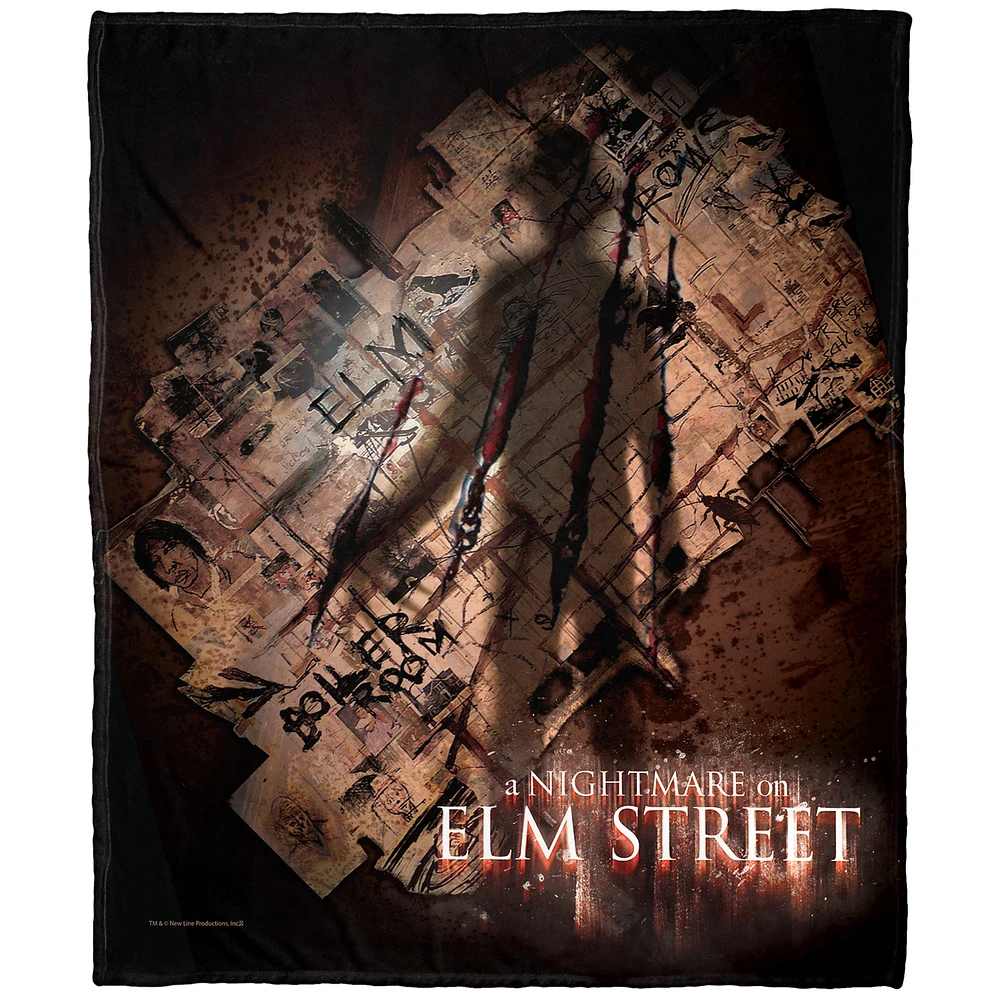 The Northwest Group A Nightmare on Elm Street 50" x 60" Evidence Silk Touch Throw Blanket