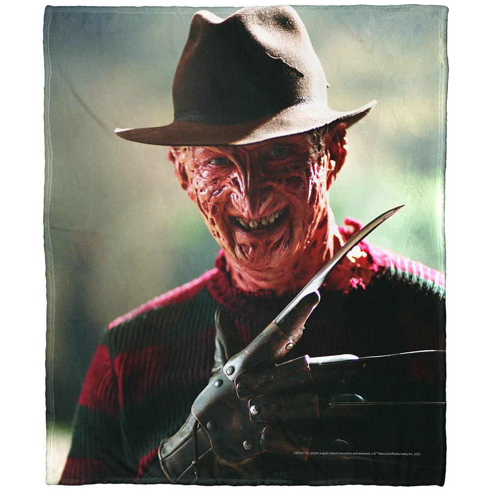 The Northwest Group Freddy Vs. Jason 50" x 60" Scary Smile Silk Touch Throw Blanket