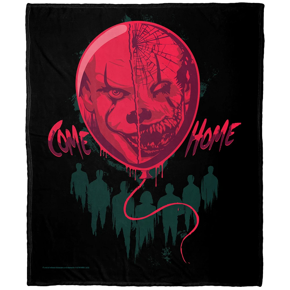 The Northwest Group Pennywise It 50" x 60" Monster Balloon Silk Touch Throw Blanket