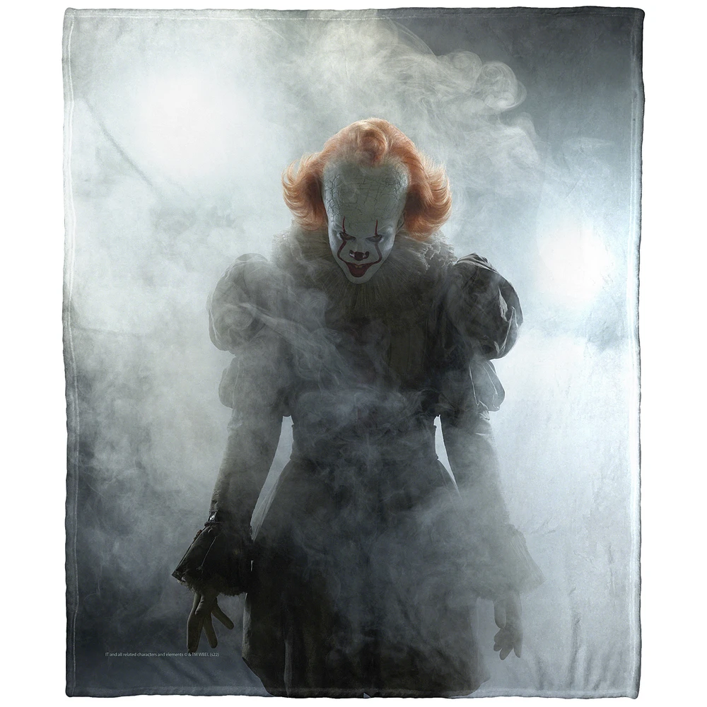 The Northwest Group Pennywise It 50" x 60" Smokey Clown Silk Touch Throw Blanket