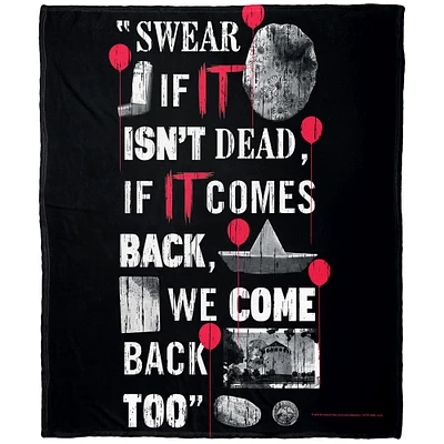 The Northwest Group It 50" x 60" We'll Be Back Silk Touch Throw Blanket