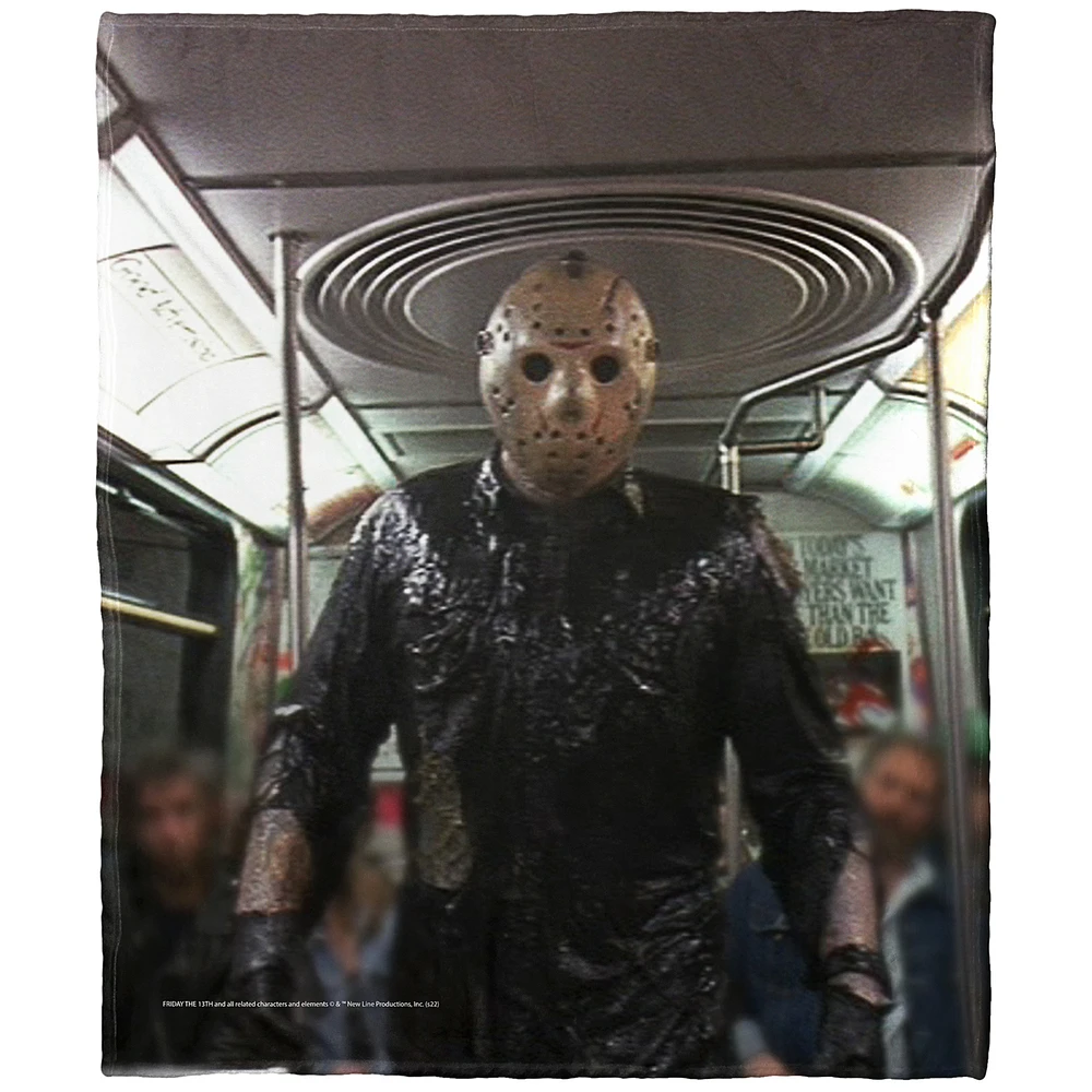 The Northwest Group Jason Voorhees Friday the 13th 50" x 60" No Where Left to Run Silk Touch Throw Blanket