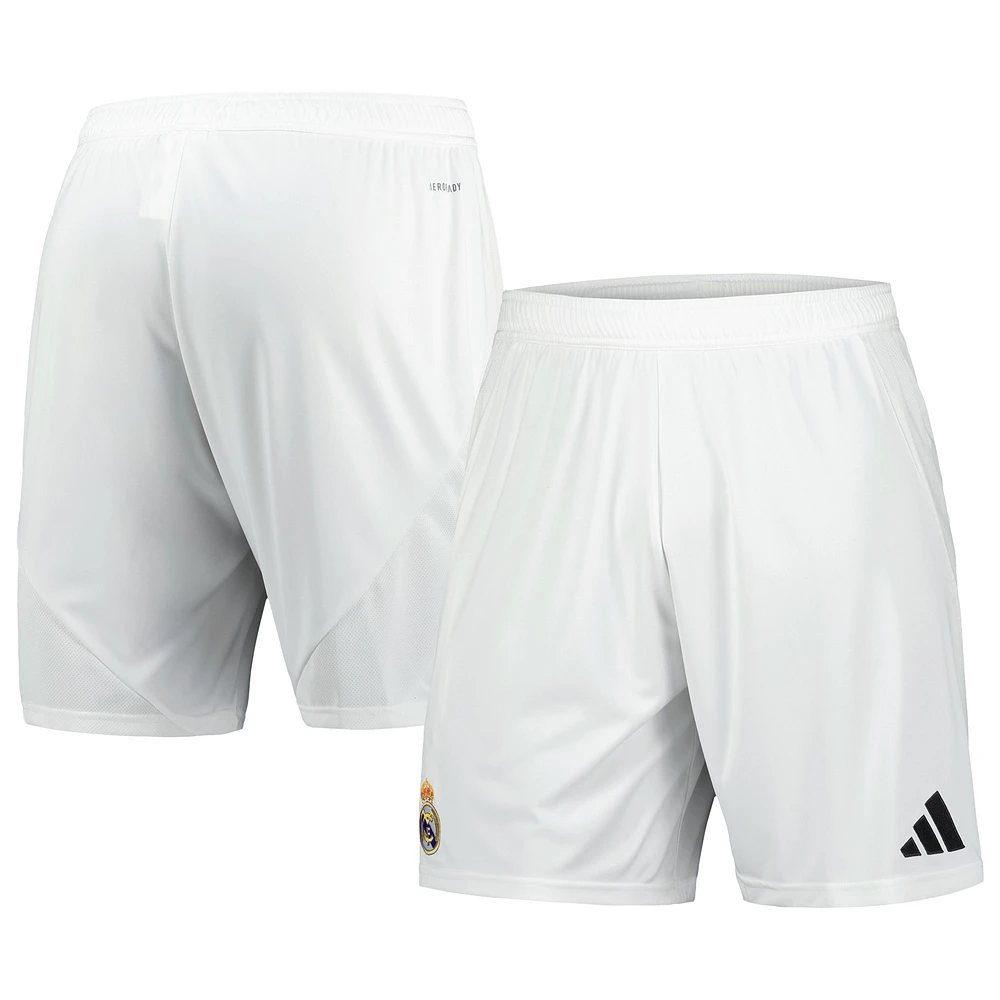 Men's adidas White Real Madrid 2024/25 Home Replica AEROREADY Shorts