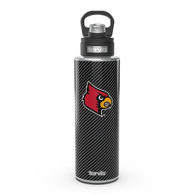 Tervis Louisville Cardinals 40oz. Carbon Fiber Wide Mouth Water Bottle