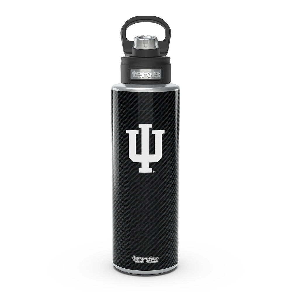 Tervis Indiana Hoosiers 40oz. Carbon Fiber Wide Mouth Water Bottle