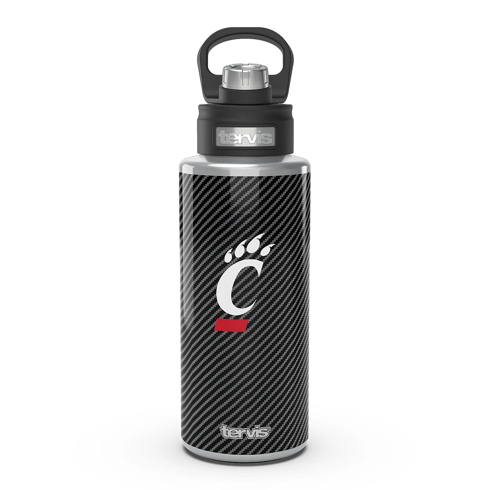 Tervis Cincinnati Bearcats 32oz. Carbon Fiber Wide Mouth Water Bottle