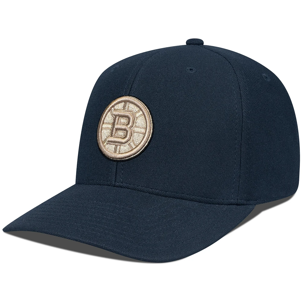 Men's Levelwear Black Boston Bruins Fusion Lefty Hat