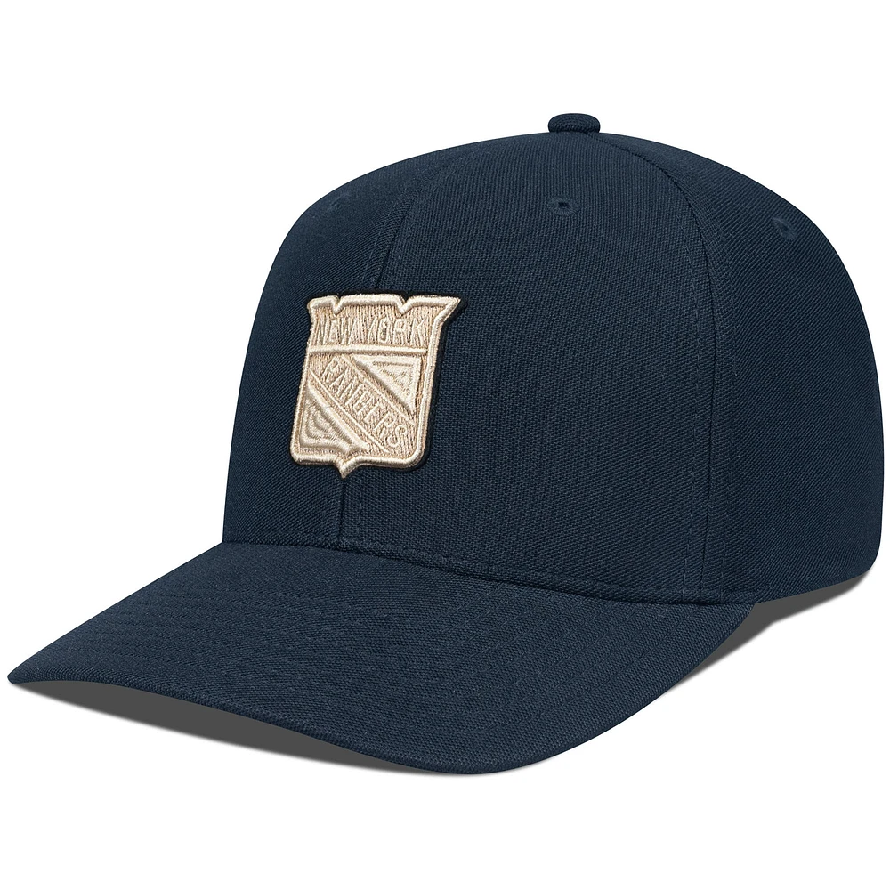 Men's Levelwear Black New York Rangers Fusion Lefty Hat