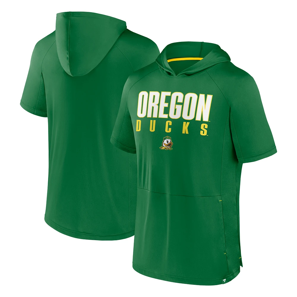 Men's Fanatics Green Oregon Ducks Core Read Hoodie T-Shirt