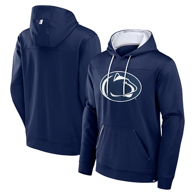Men's Fanatics Navy Penn State Nittany Lions Defender Dot Faded Primary Pullover Hoodie