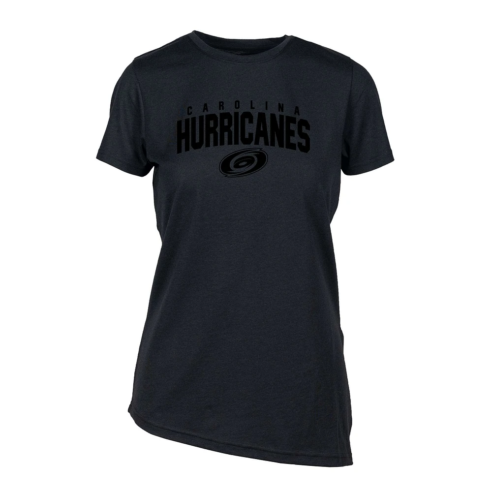 Women's Levelwear Black Carolina Hurricanes Birch T-Shirt