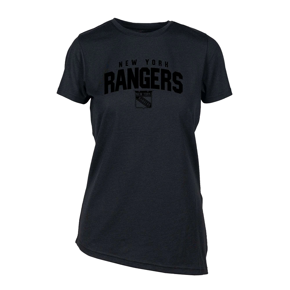 Women's Levelwear Black New York Rangers Birch T-Shirt