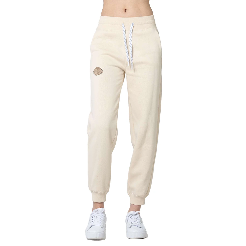 Women's Levelwear Khaki Chicago Blackhawks Gardinia Sweatpants
