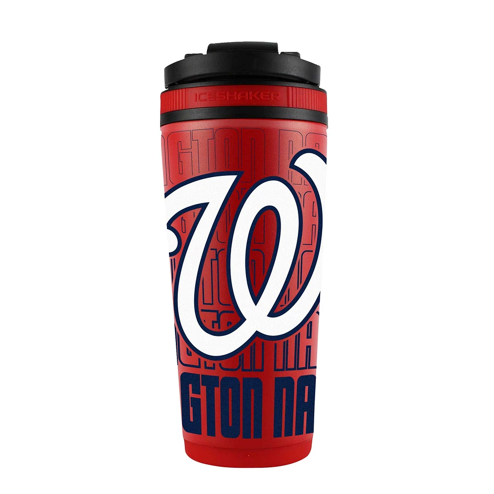 Washington Nationals 26oz. 4D Stainless Steel Shaker Bottle
