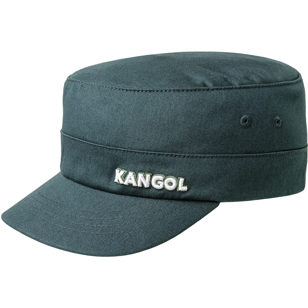 Men's Kangol Green Twill Army Military Flex Hat
