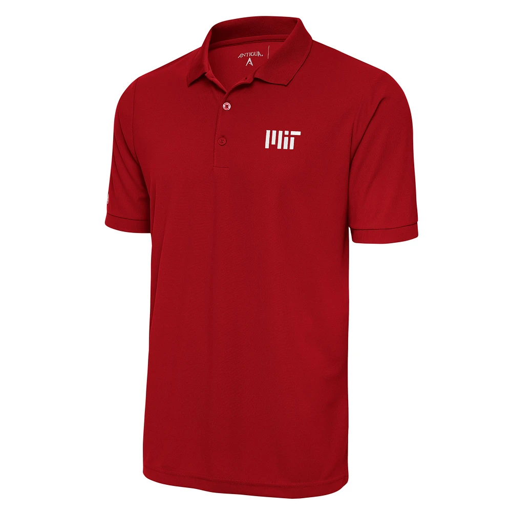 Men's Antigua Red MIT Engineers Legacy Pique Polo