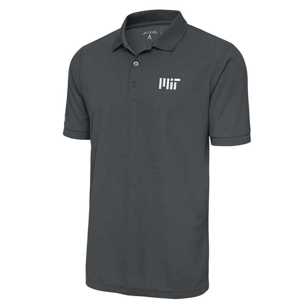 Men's Antigua Pewter MIT Engineers Big & Tall Legacy Pique Polo