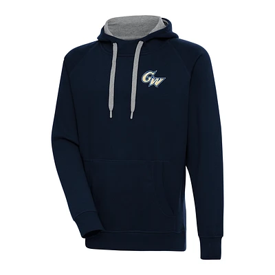 Men's Antigua Navy George Washington University Victory Pullover Hoodie