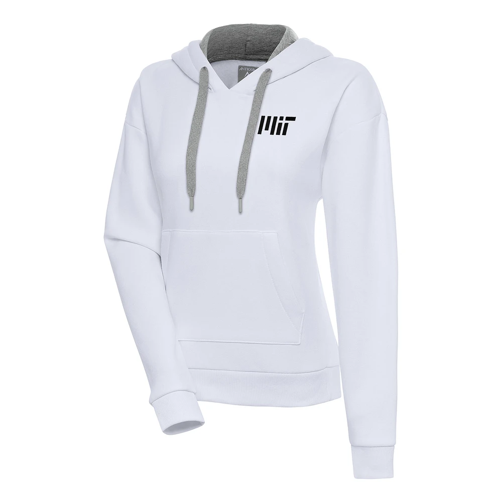 Women's Antigua MIT Engineers Victory Pullover Hoodie