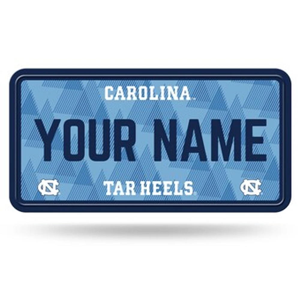 North Carolina Tar Heels 6" x 12" Personalized License Plate