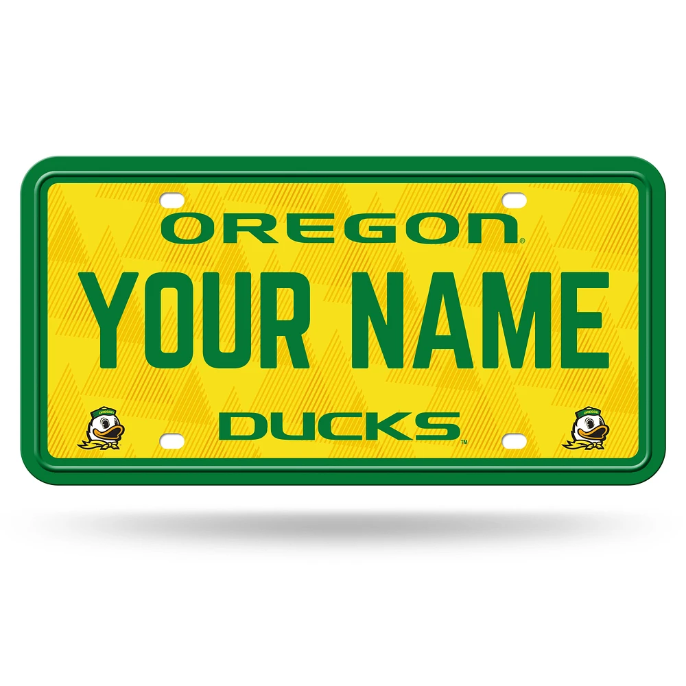 Oregon Ducks 6" x 12" Personalized License Plate