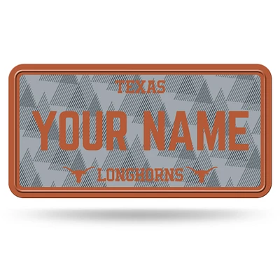 Texas Longhorns 6" x 12" Personalized License Plate