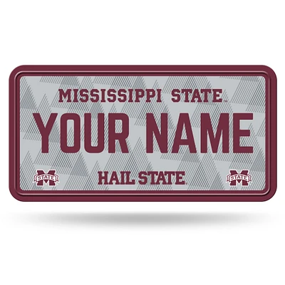 Mississippi State Bulldogs 6" x 12" Personalized License Plate