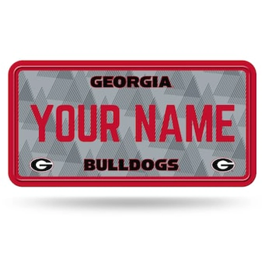 Georgia Bulldogs 6" x 12" Personalized License Plate