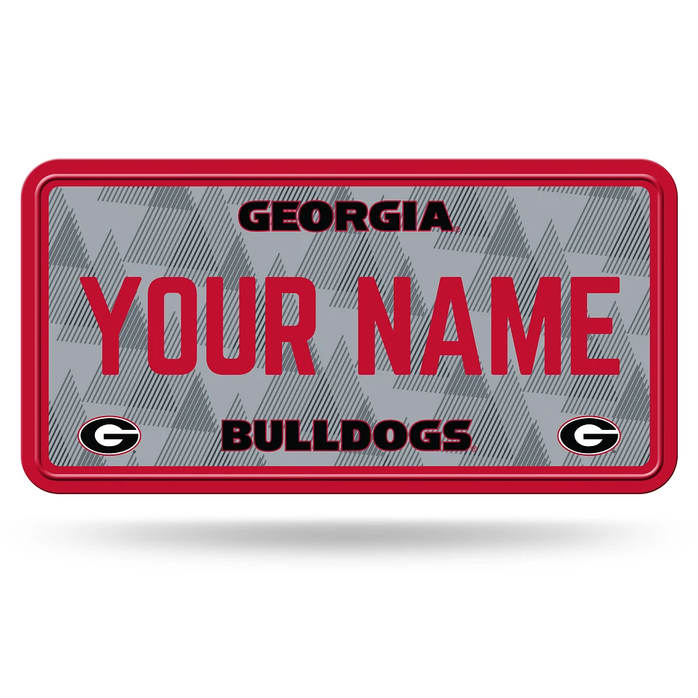 Georgia Bulldogs 6" x 12" Personalized License Plate