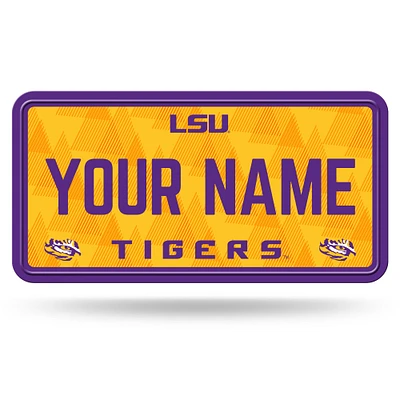 LSU Tigers 6" x 12" Personalized License Plate